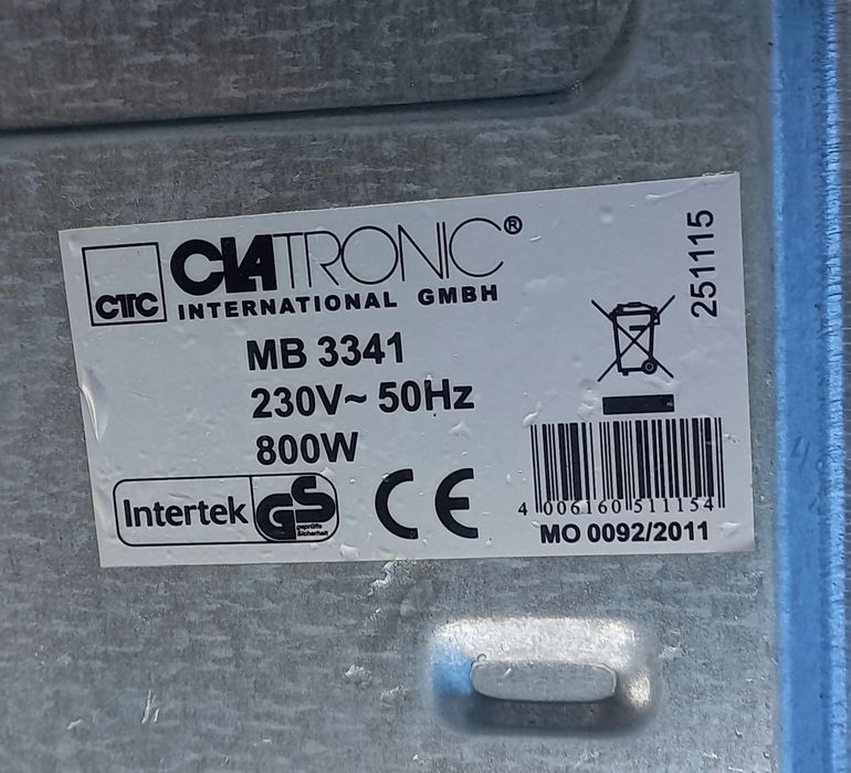 Продам мігі-піч Clatronik.