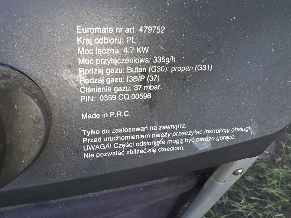 Gril gazowy dwópalnikowy