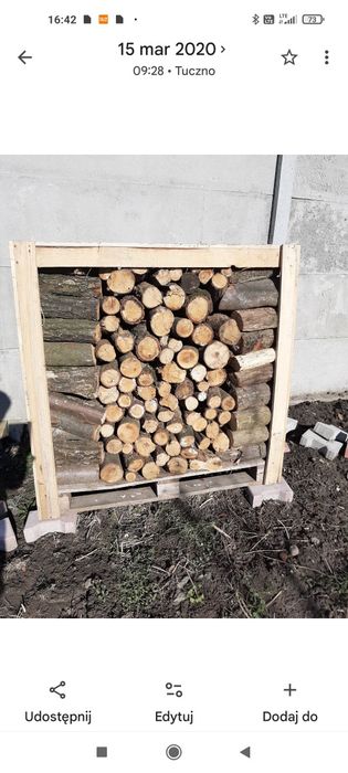 Drzewo opałowe suche
