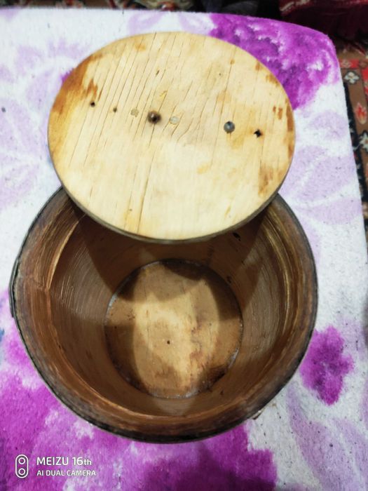 Дубовая бочка, ручная работа