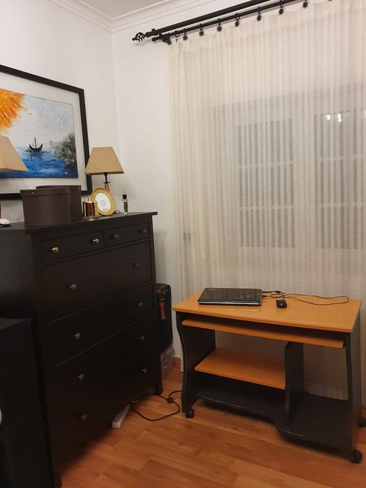 Secretária em madeira 100×50 cm