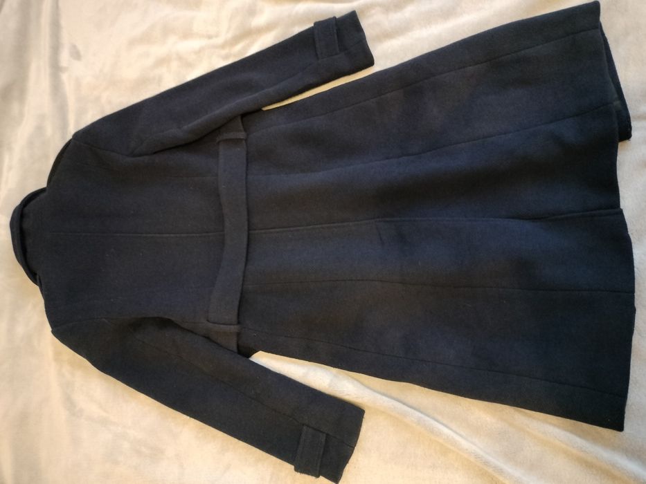 Granatowy płaszcz Reserved xs