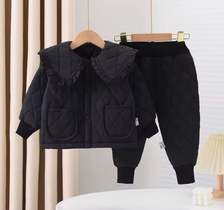 Комплект для дівчинки куртка з коміром+штани