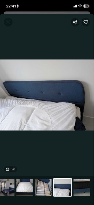 Cama queen ikea 2,00x1,60