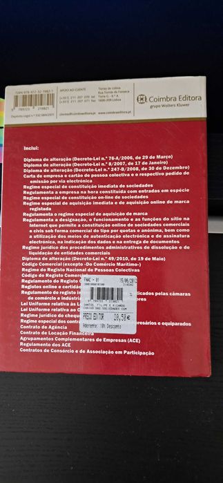 Livro Código das Sociedades Comerciais - 9ª Edição (2011)