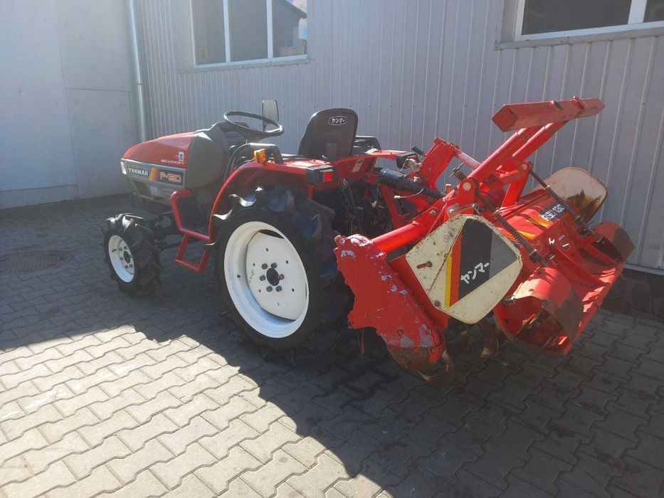 Japoński Traktor ciągnik YANMAR F180 4x4 + glebogryzarka 18 KM