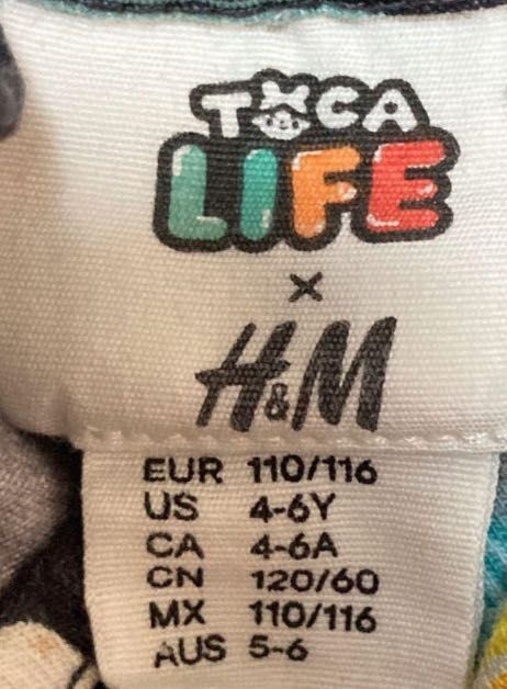 TOCA LIFE  H&M sukienka bawełniana rozmiar 110 116