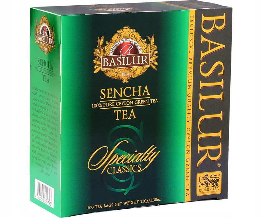 Herbata basilur sencha 100 torebek