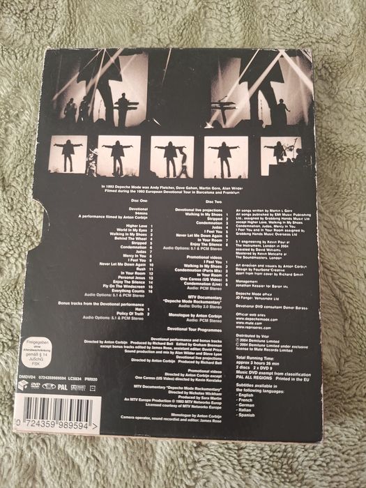 Depeche Mode - koncert Devotional - 2 DVD