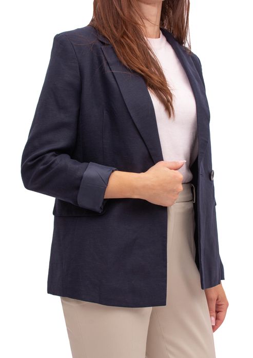 Marynarka Damska Żakiet Damski Lniany elegancki 38