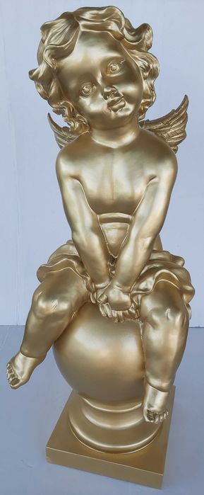 Anioł Aniołek na Kuli Figura Amor Poliston Dzień Kobiet Prezent