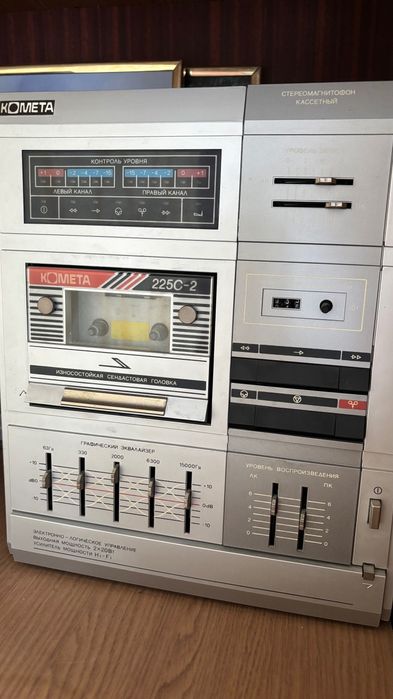 Продам магнітофон Комета 225С-2 з колонками Радіотехніка S-30A