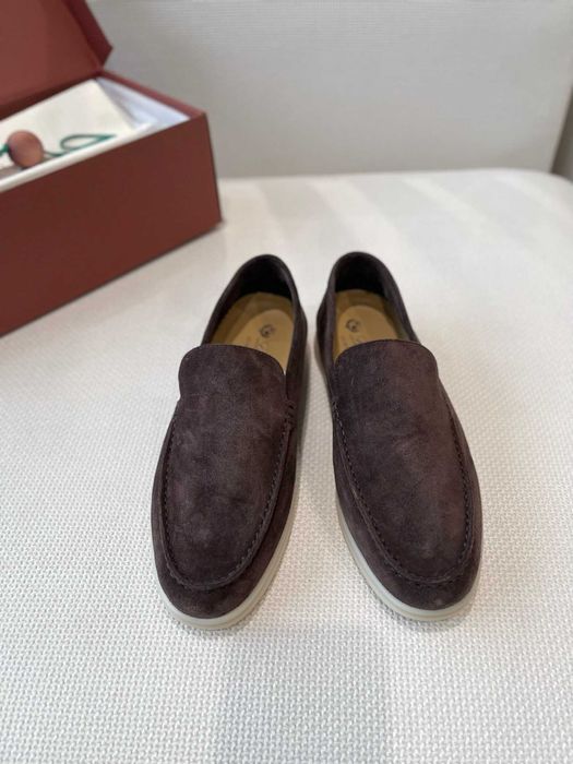 41-47 Мужские коричневые лоферы Loro Piana Лоро Пиана чоловічі лофери