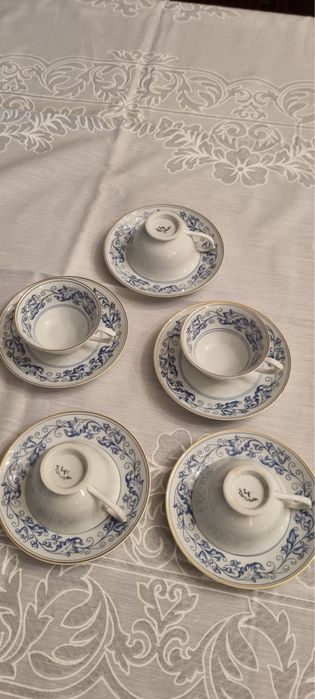 Conjunto de 5 chávenas de café  Vista Alegre