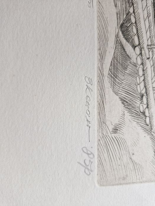 Графіка Офорти  З. Кецало  оригінали 1985, 86рр