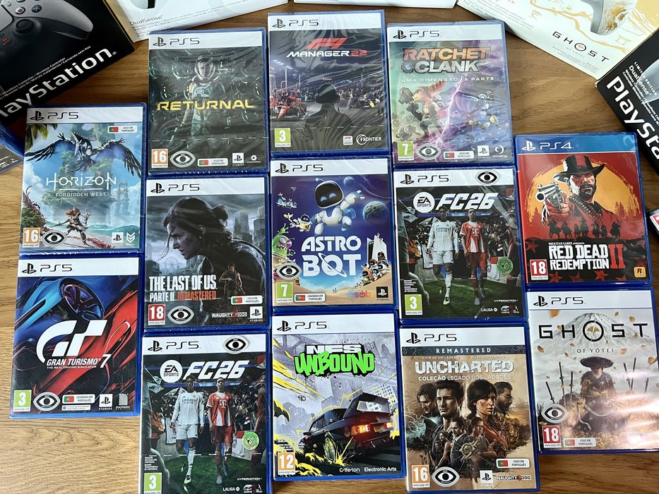 Jogos PS5 | EA FC 26 / Last of Us / Sackboy / NFS / GT7 Playstation 5