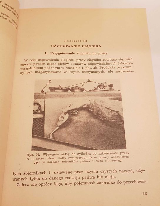 Ursus C-451 Instrukcja obsługi ciągnika z 1959 roku