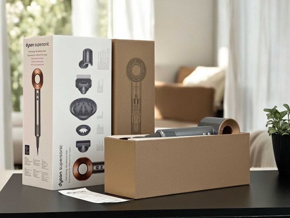 Дайсон фен Dyson Supersonic HD07 Nickel Copper Новий Оригінал!