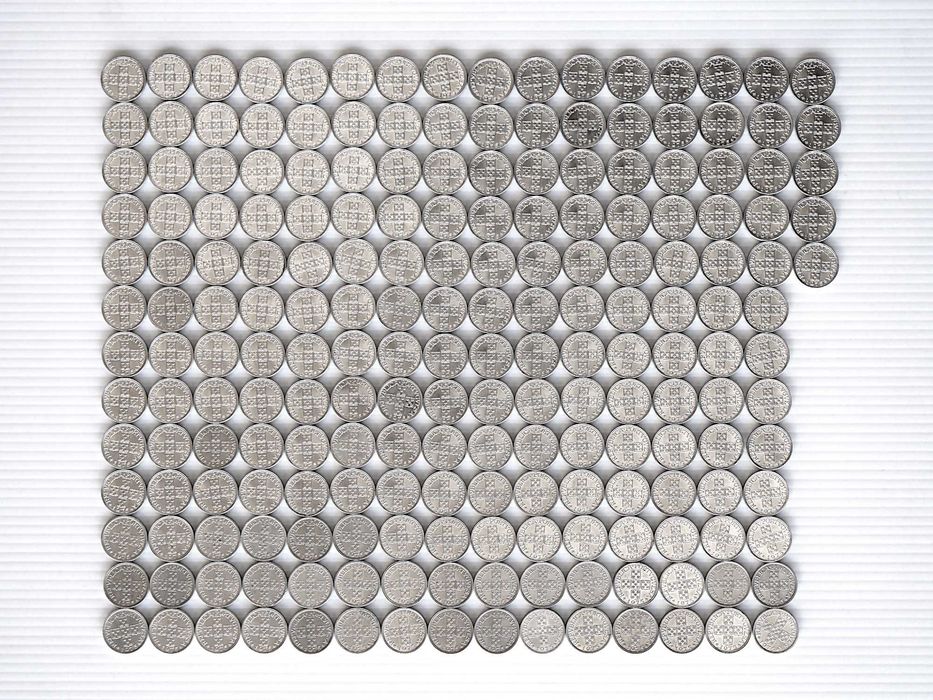 Lote de 200 Moedas 10 Centavos 1975