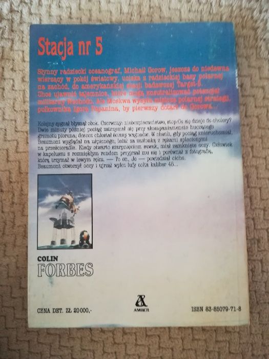 ,,Stacja nr 5" - autor Colin Forbes