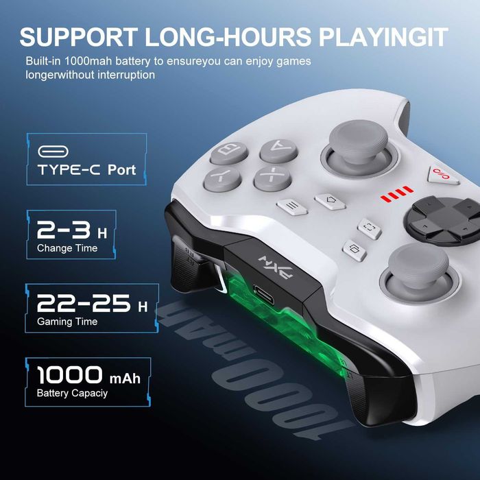 PXN P5 Bezprzewodowy kontroler do gier PC Nintendo Switch Android iOS