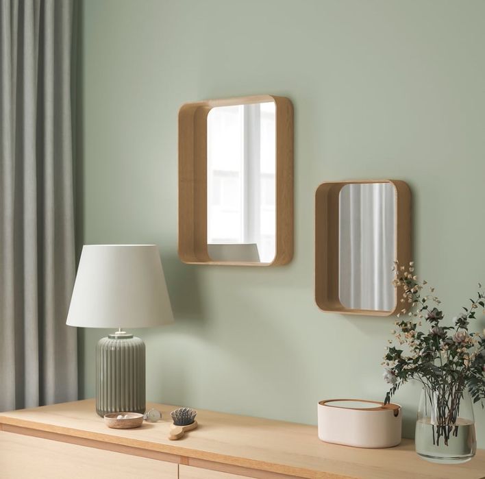 Espelho ikea chapa de carvalho, 28x37 cm