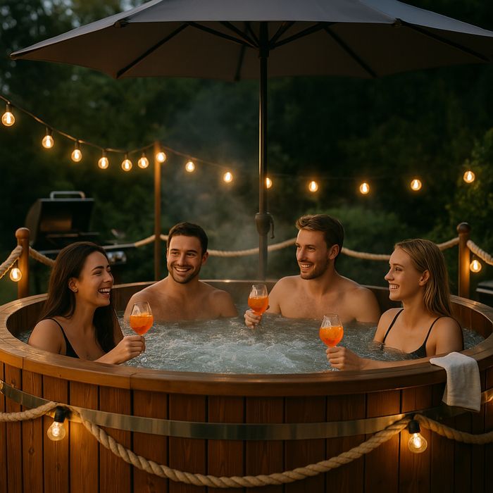 Gorąca mobilna BALIA, JACUZZI, bania, relaks, TANIO Kalisz Ostrów wlkp