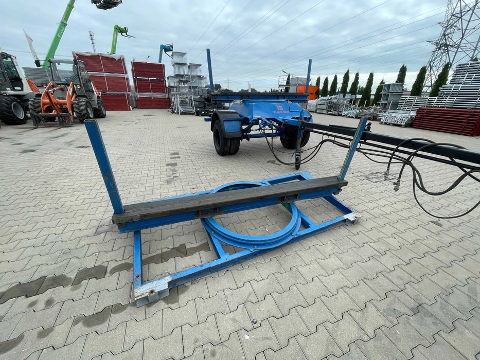 Przyczepa dłużycowa dłużyca Niemiecka Becker 3,1 do stali prętów M/7