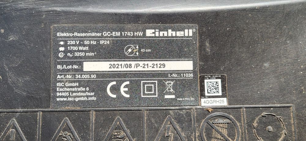 Cortador de Relva Elétrico Einhell 1700w