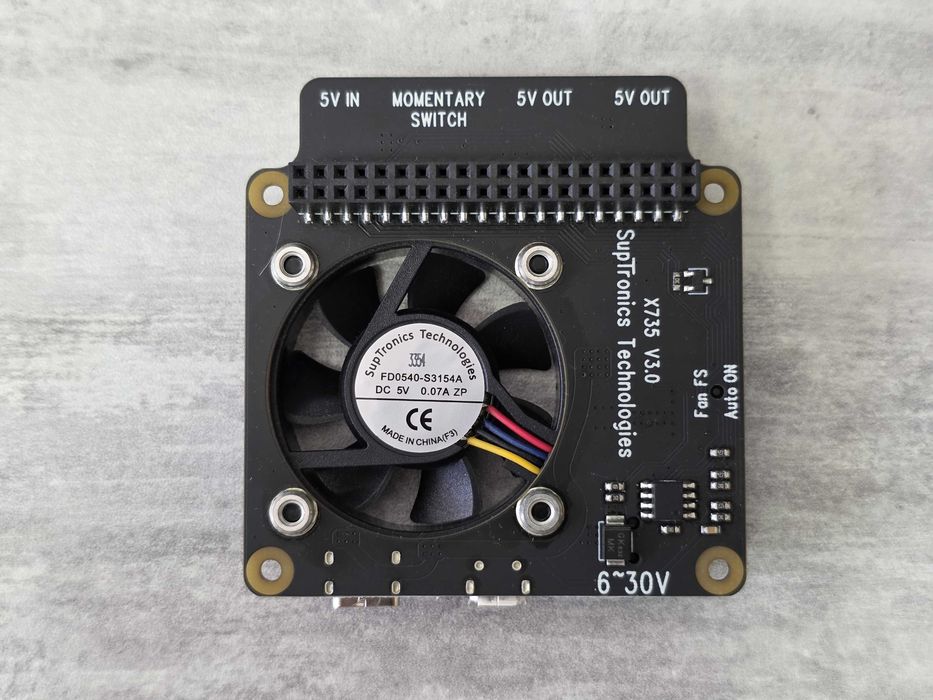 Плата живлення та охолодження Geekworm X735 V3.0 для Raspberry Pi