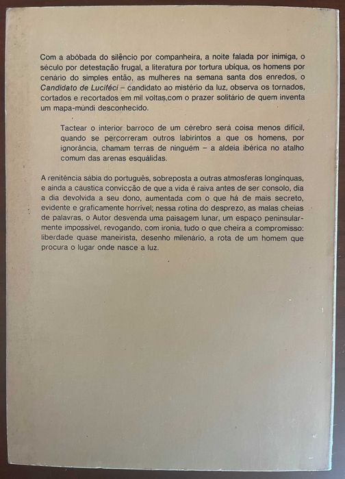 " O Candidato de Luciféci" de João Palma-Ferreira