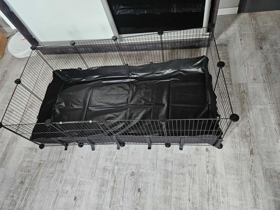 Klatka dla gryzoni chomików królików świnek z drzwiami i podłogą NOWA