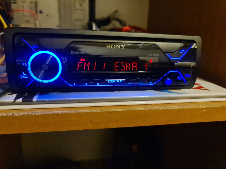 Radio SONY DSX A416bt Bluetooth USB nfc aux rgb