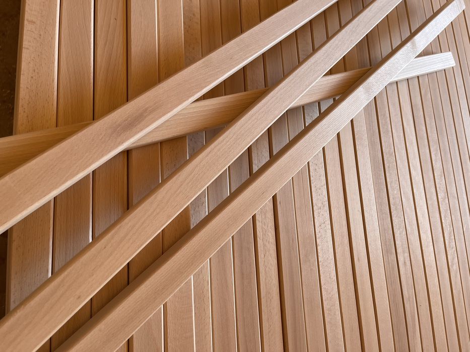 Listwy bukowe  suche leżakowe