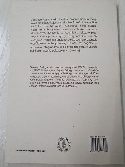 Ach ten język polski A1, A2 Danuta Gałyga