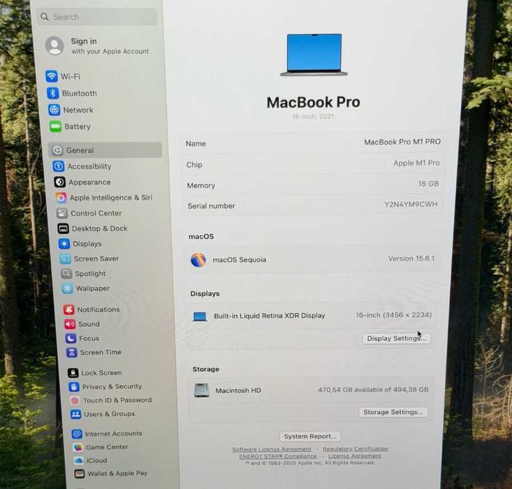 MacBook M1 Pro Space Gray 87% 16/512