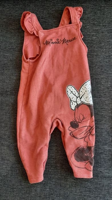 Zestaw body Newbie, spodnie Disney i sweterek So Cute, rozm. 74, stan