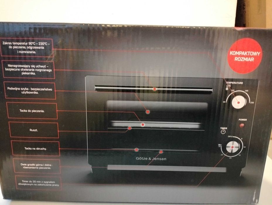 Mini Piekarnik przenośny turystyczny elektryczny gotze