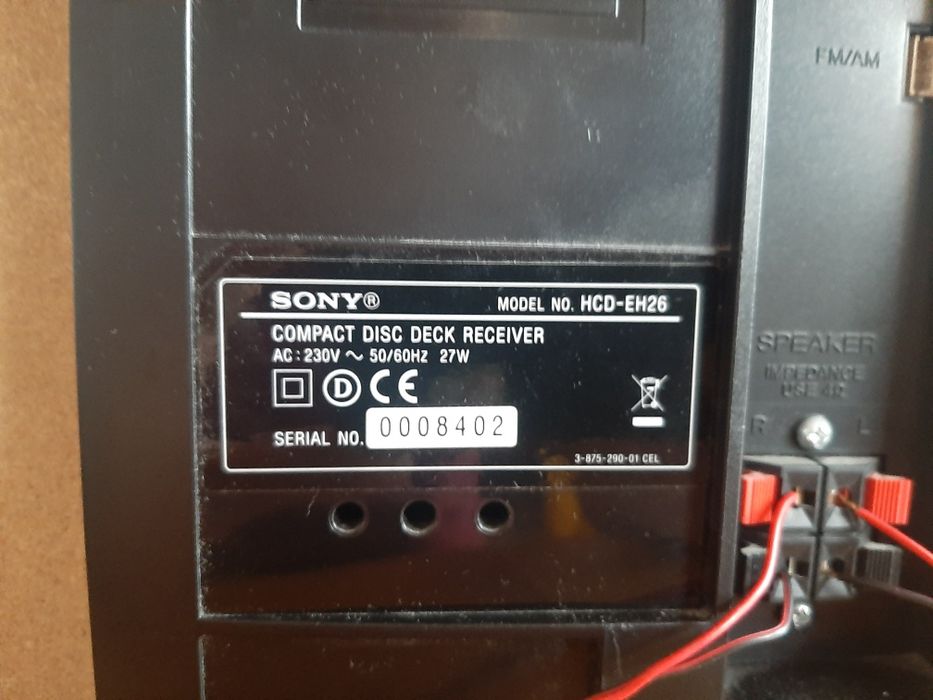 Wieża SONY hcd-eh26