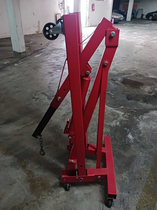 Grua mecanica  carro apoio motor