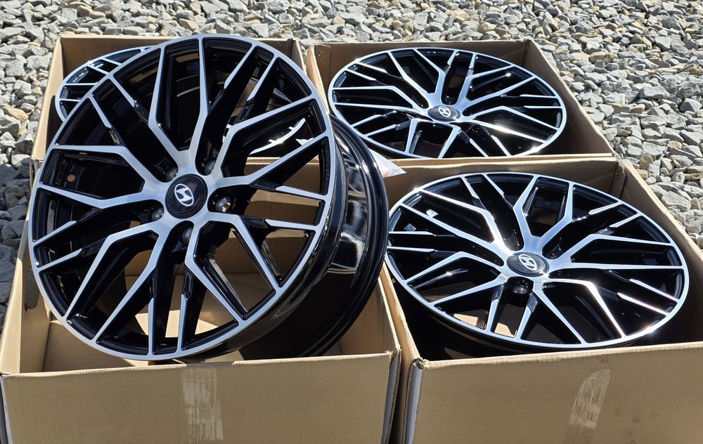 5x114 17 Hyundai Alufelgi + czujniki Tuscon Santa Fe Sonata i30 Elantr