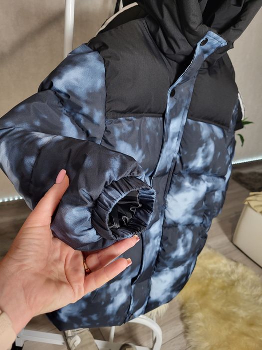 нереально крутий пуфер, подовжена куртка-пальто унісекс