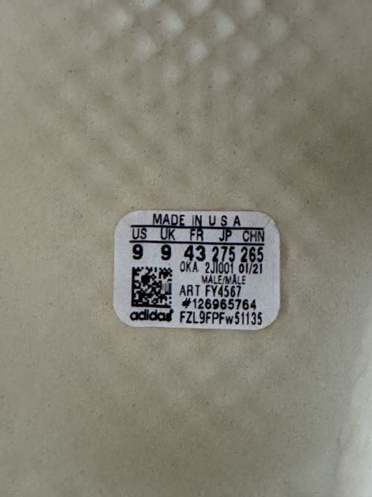 Yeezy Foam Runner Sand 43