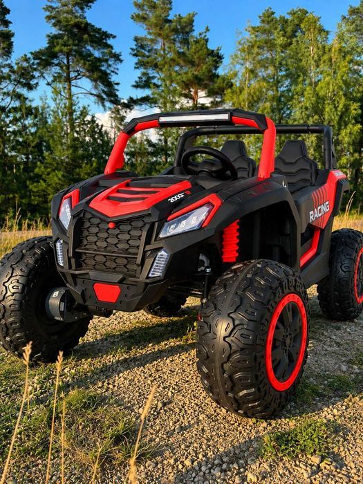 Pojazd na Akumulator Buggy ATV Racing 4x4 dla Dzieci. LED Panel Audio