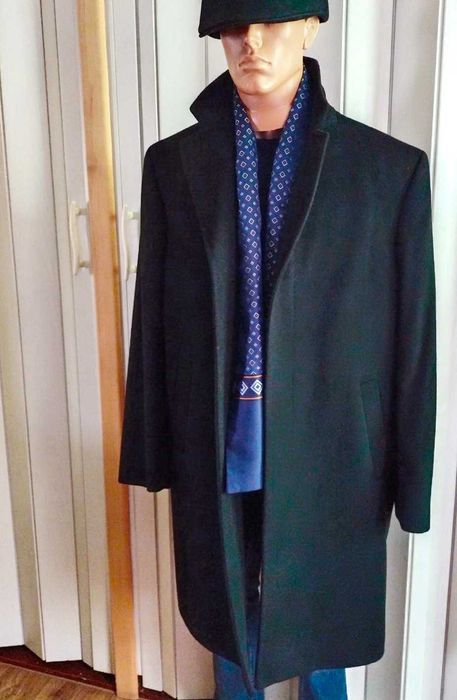 Стильное мужское шерстяное пальто  Италия DANIEL  RIZOTTO    р.50-52