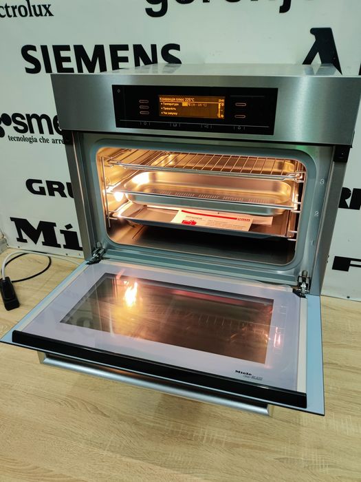 Виставка! Духова шафа+пароварка Miele DGC5080XL. Germany.