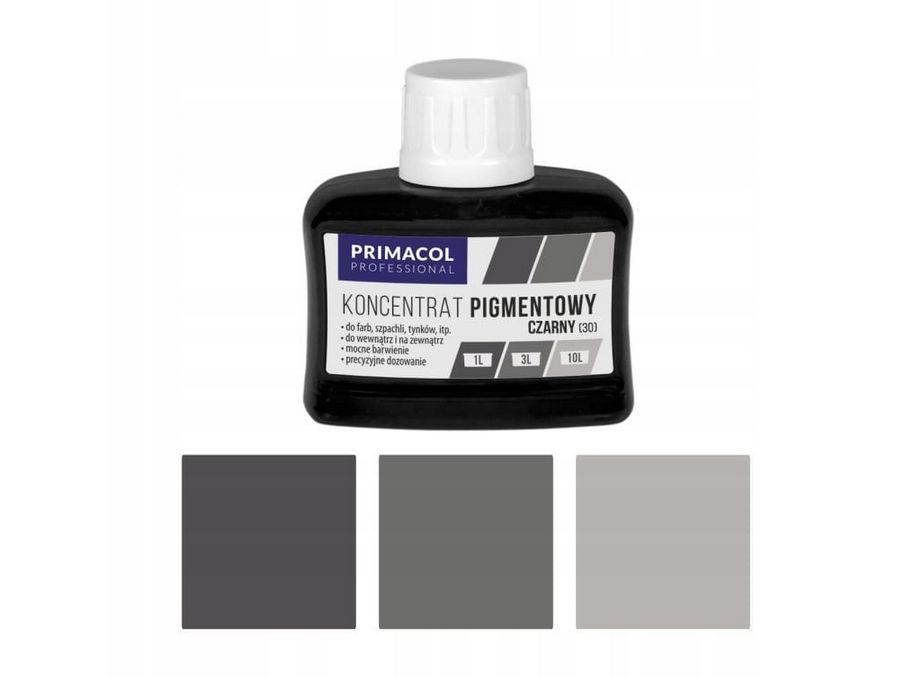 PRIMACOL pigment do farb i tynków 80ml czarny