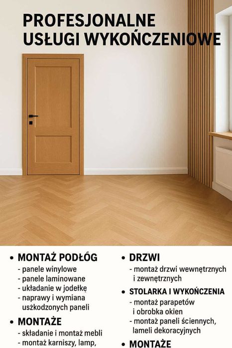 Usługi wykończeniowe