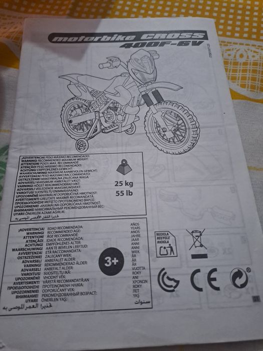 Motorbike cross  eléctrica para criança
