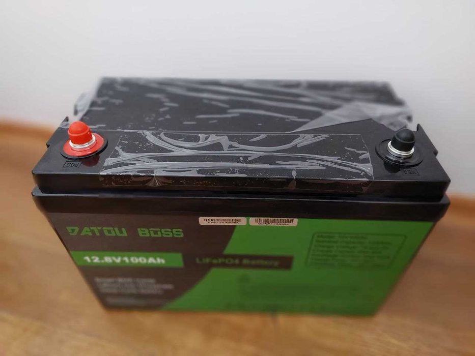 Акумулятор Dumfume 12V 100Ah з BMS, літій-залізо-фосфатна батарея